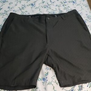 Pebble Beach Black Flat Front‎ Shorts